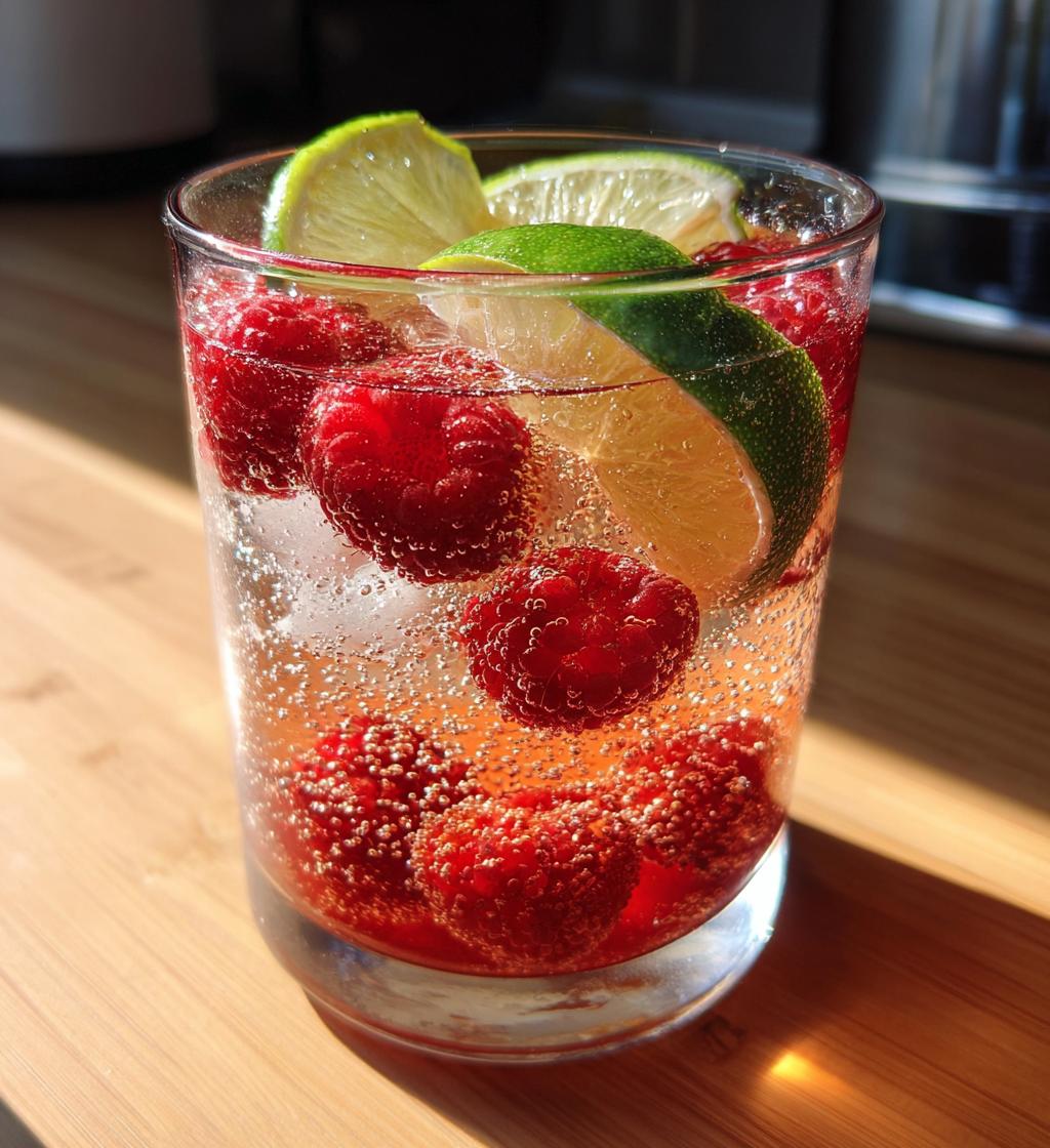 raspberry lime sparkler recipe
