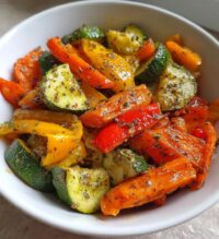 roasted air fryer vegetables
