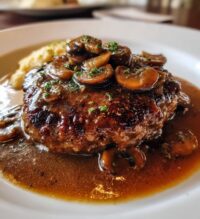 salisbury steak with mushroom gravy