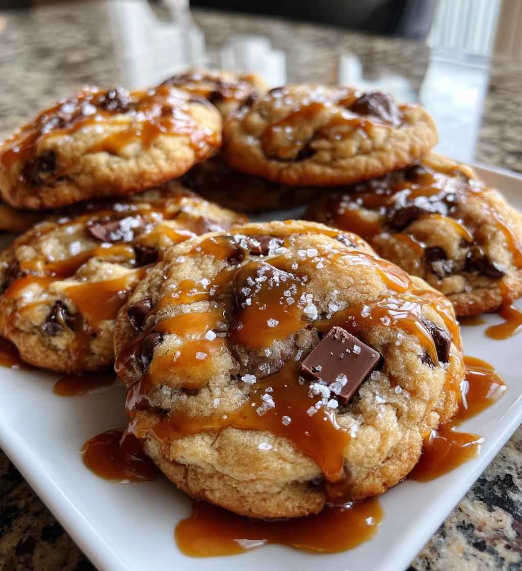 salted caramel cookies recipe easy homemade