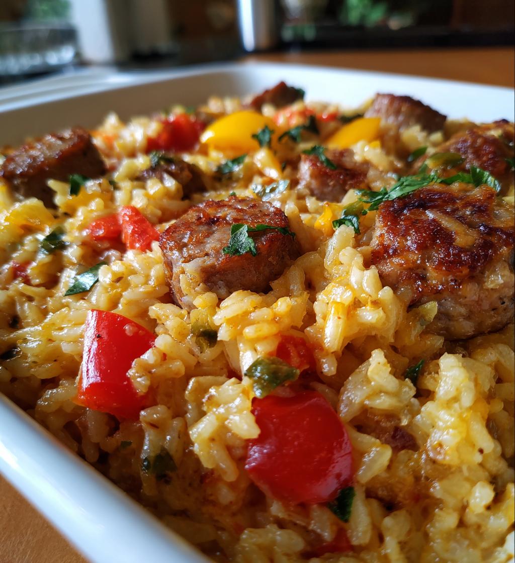 sausage and rice casserole