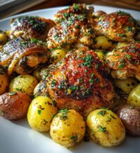 sheet pan chicken and potatoes