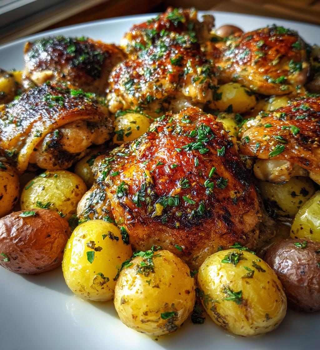 sheet pan chicken and potatoes