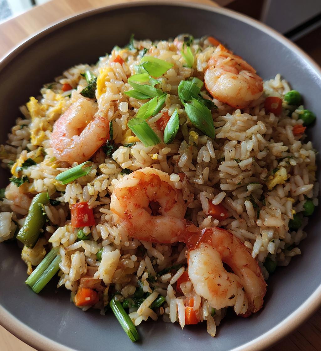 shrimp fried rice recipe quick easy - detail 1