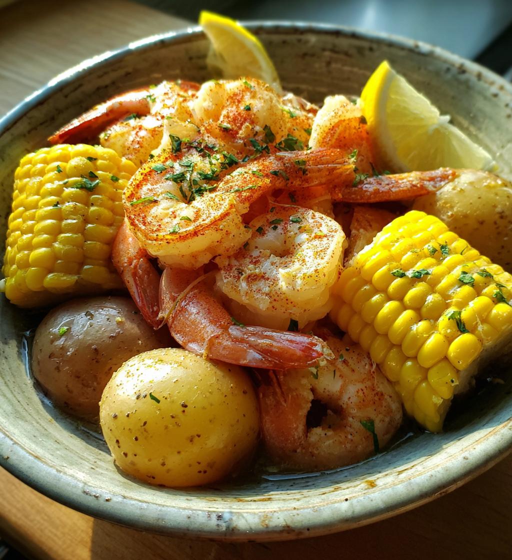slow cooker southern shrimp boil
