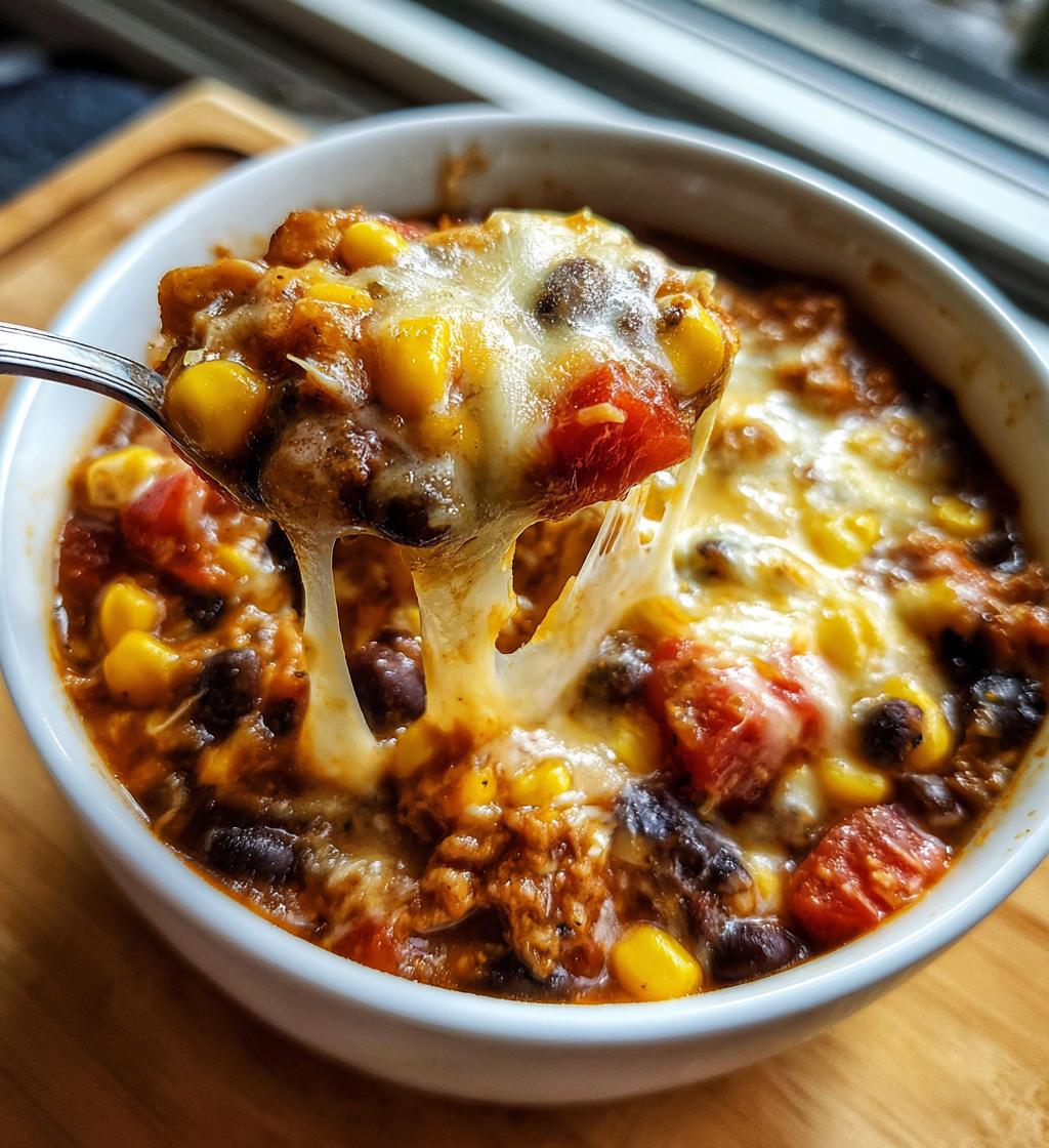 slow cooker tex mex taco soup - detail 1