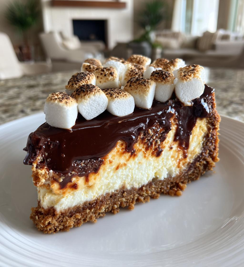 smores cheesecake recipe - detail 1