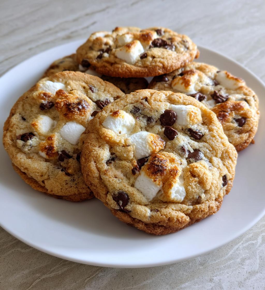 smores cookies recipe easy campfire treat - detail 1