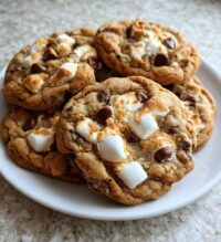 smores cookies recipe easy campfire treat