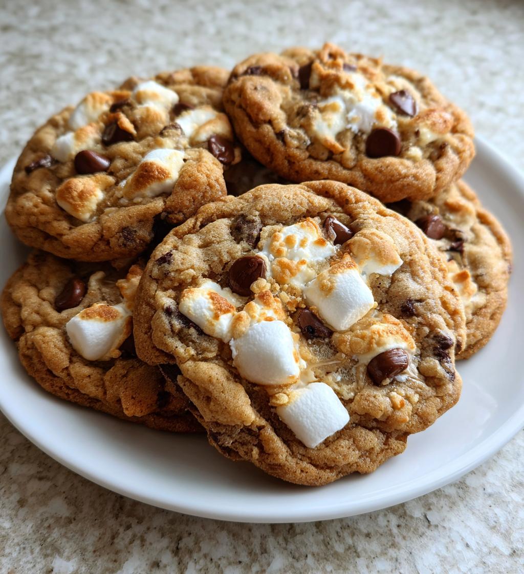 smores cookies recipe easy campfire treat
