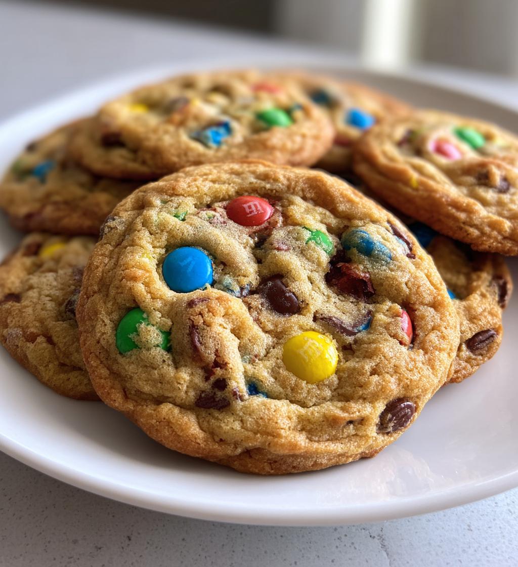 soft mm cookies recipe with colorful mms - detail 1