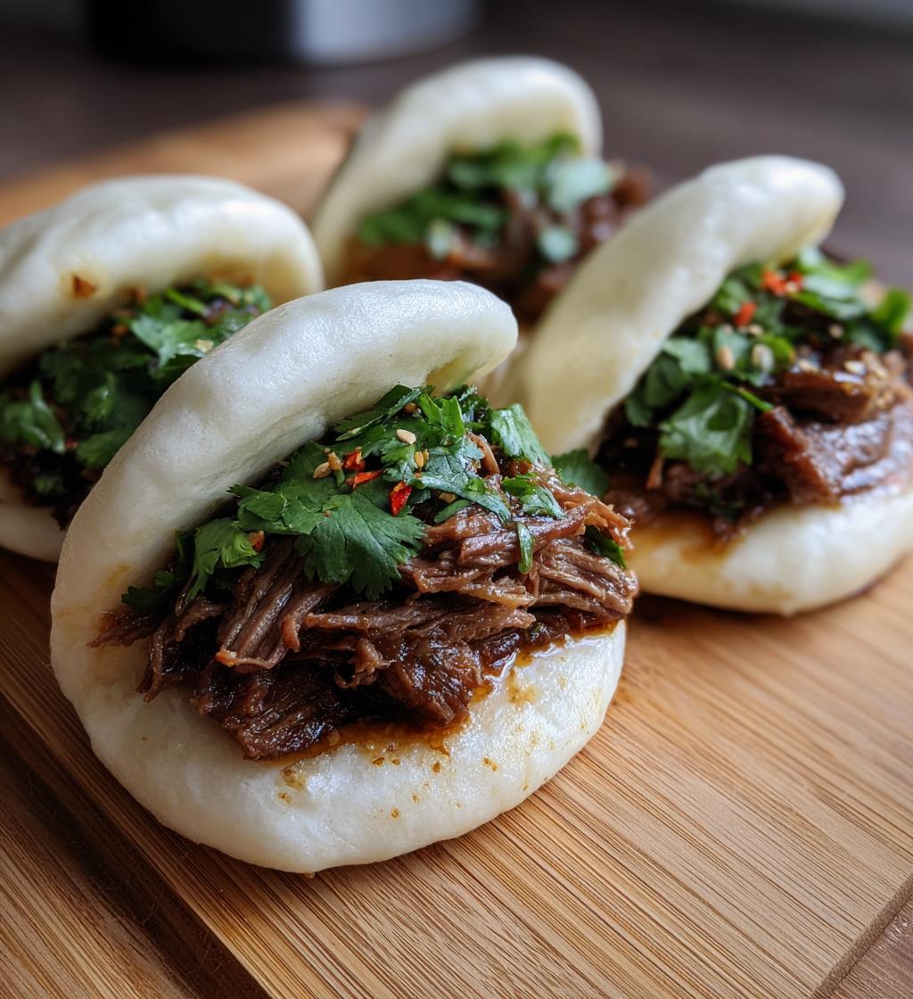 soft steamed beef buns