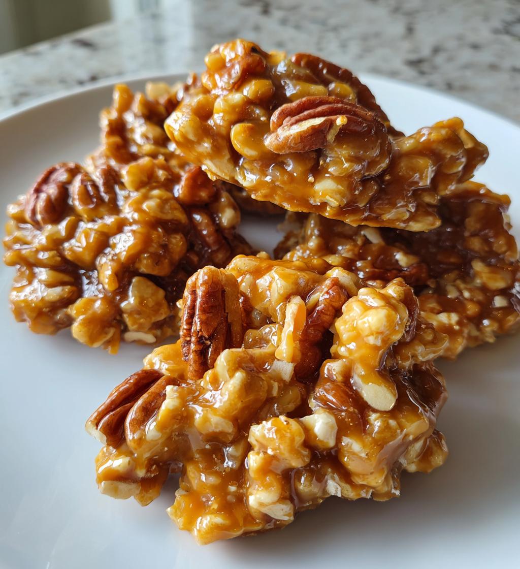 southern pecan praline clusters