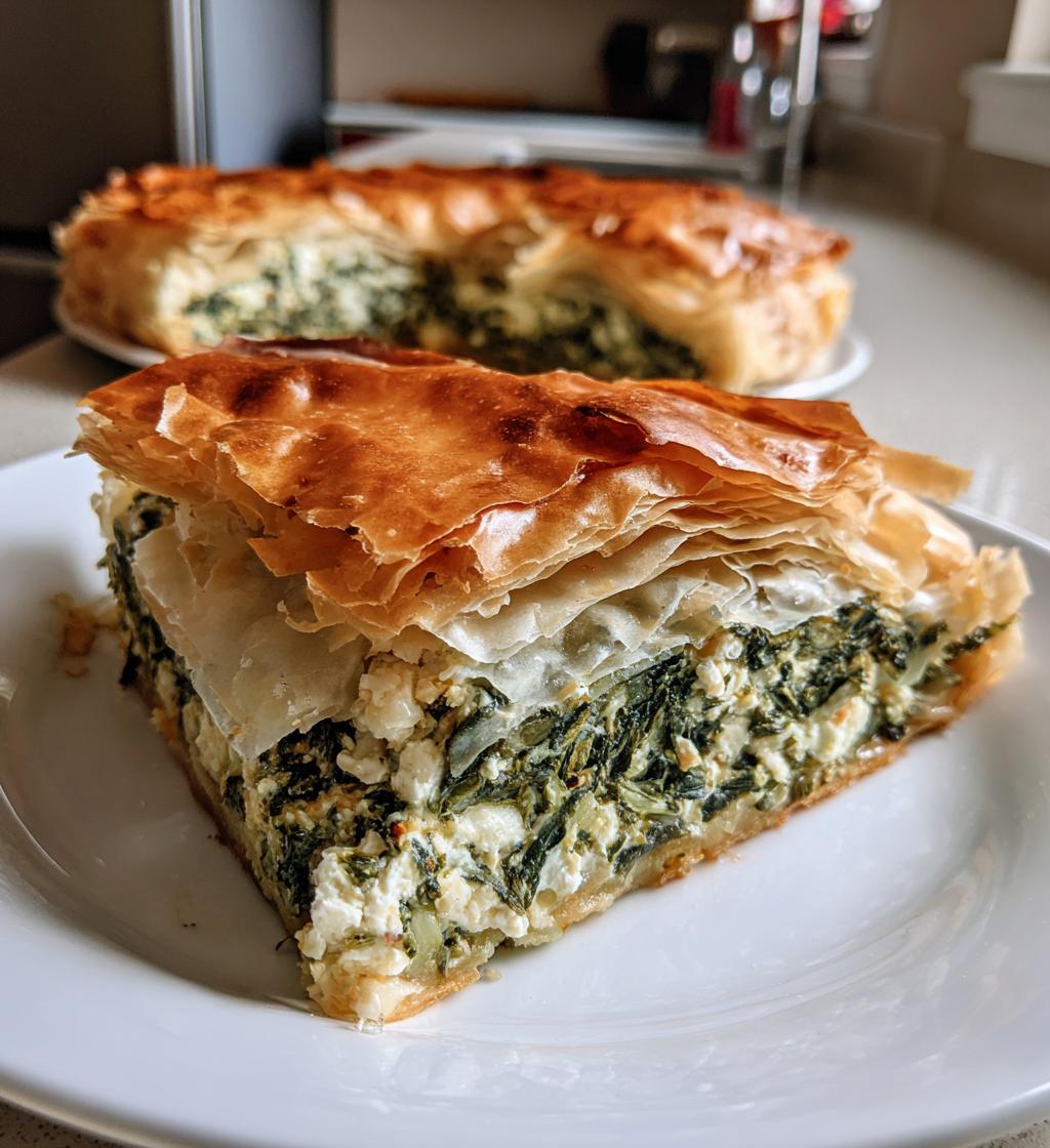 spanakopita recipe greek spinach pie