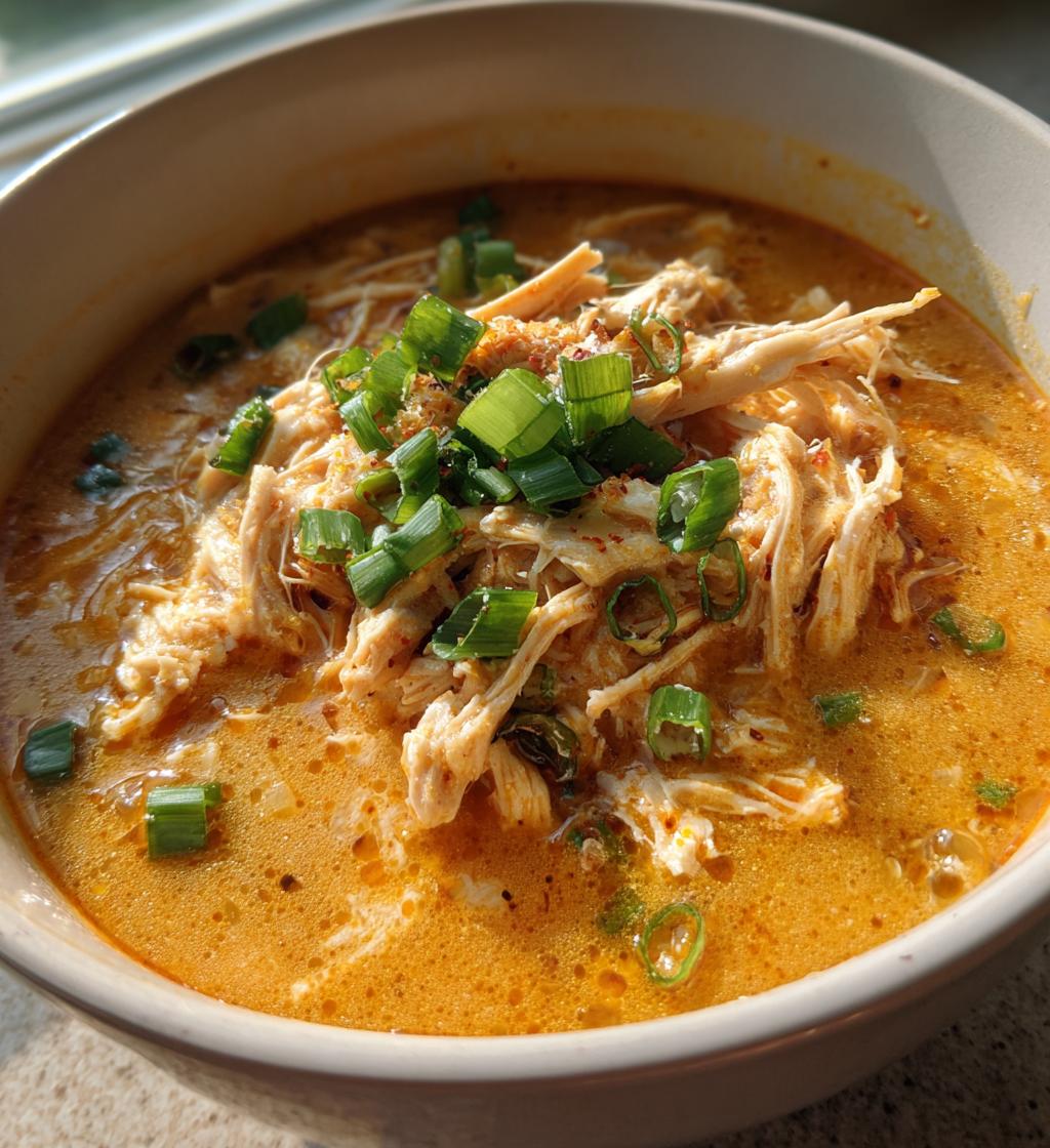 spicy buffalo chicken soup recipe - detail 1