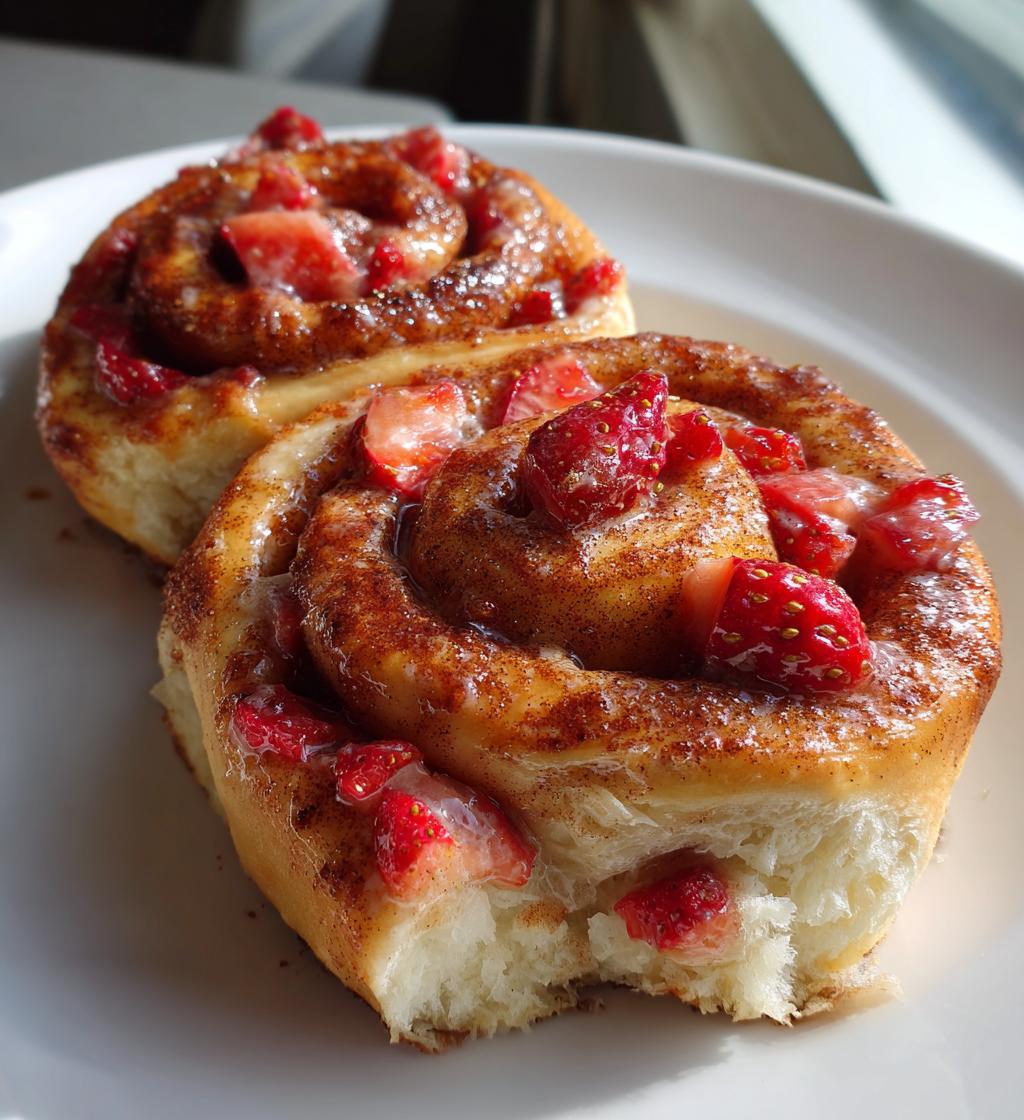 strawberry cinnamon rolls