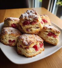 strawberry scones