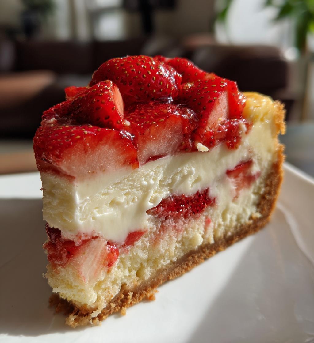 strawberry shortcake cheesecake recipe