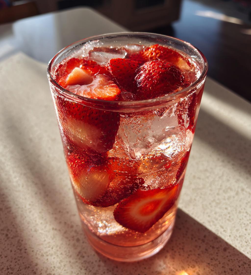 strawberry sweet tea - detail 1