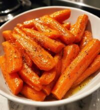 sweet honey glazed carrots