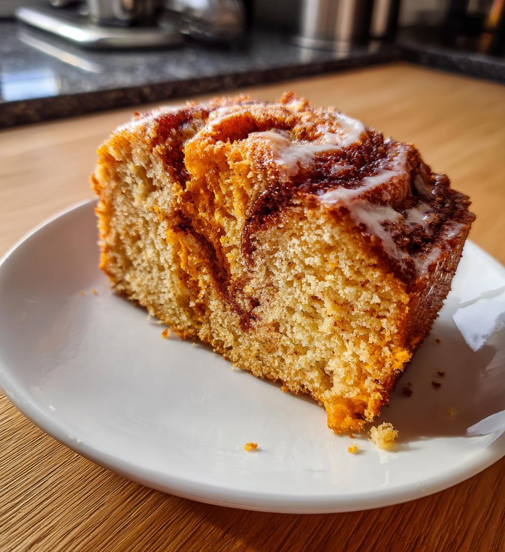 sweet potato cinnamon roll cake