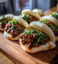 tender beef bao buns