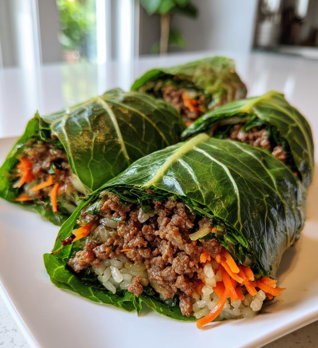 thai basil beef rolls - detail 1
