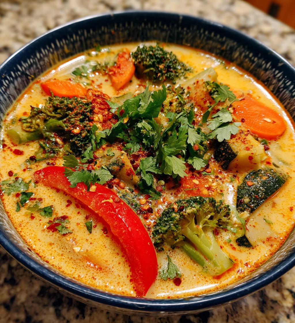 thai coconut curry soup recipe - detail 1