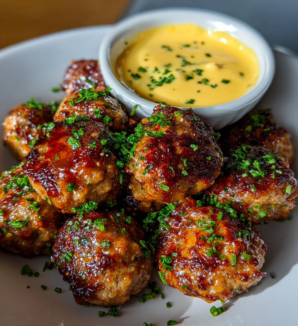 the best korean bbq meatballs with spicy mayo dip - detail 1
