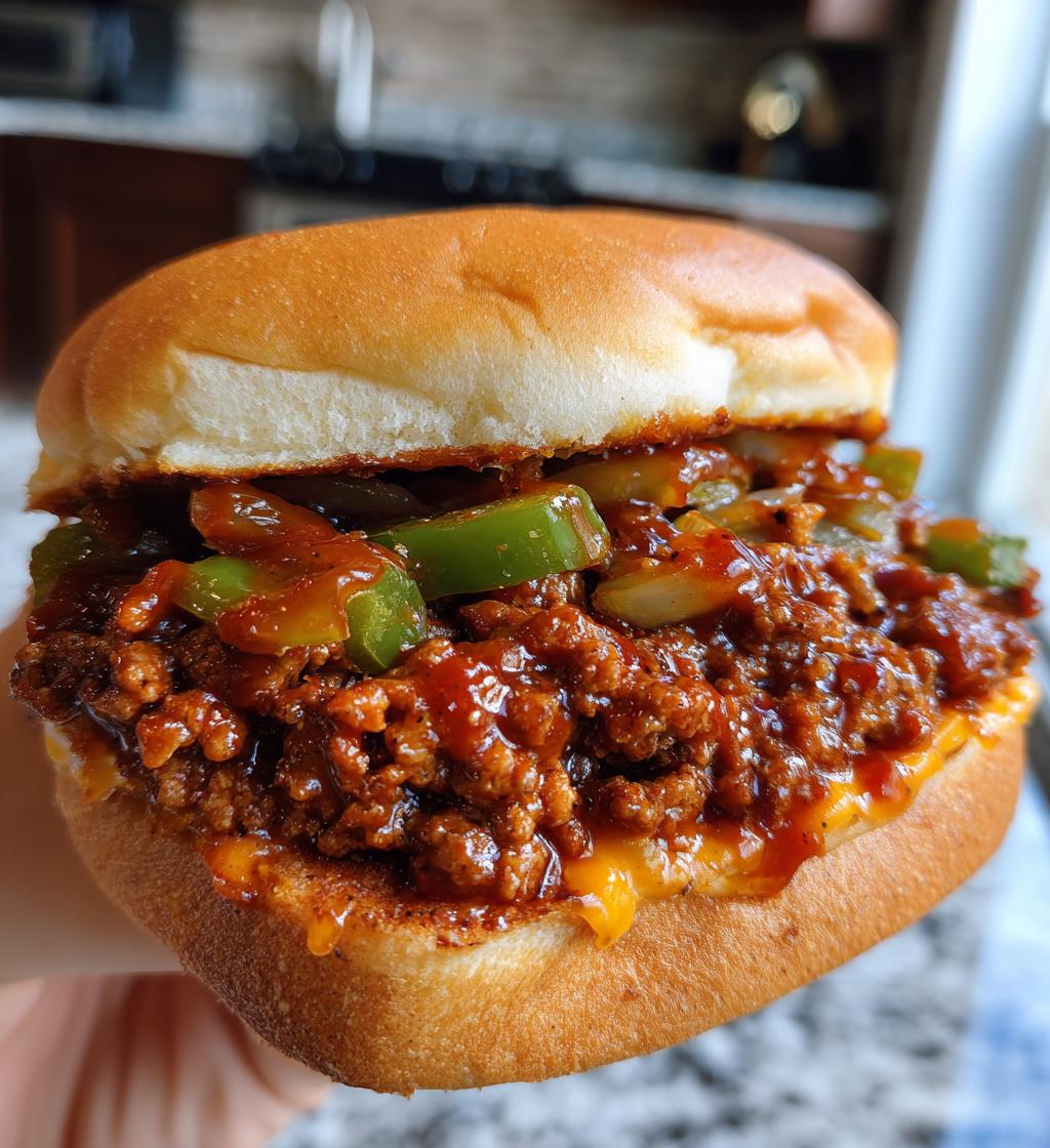 the ultimate steakhouse burger sloppy joes - detail 1