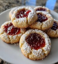 thumbprint cookies with jam recipe