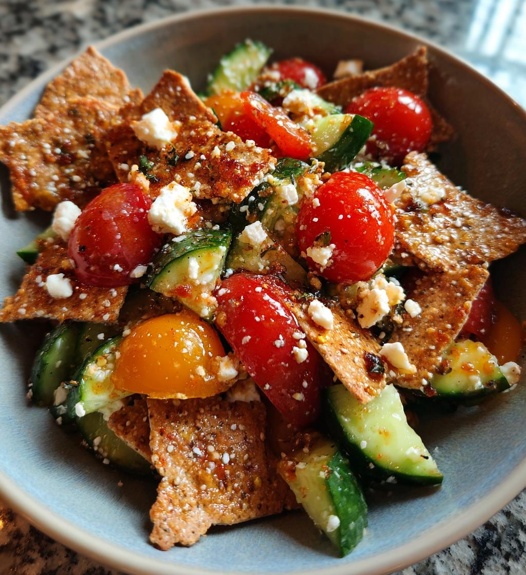 tomato cracker salad recipe easy crunchy - detail 1