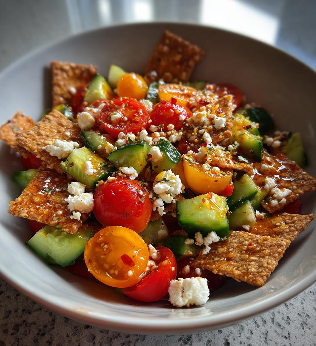 tomato cracker salad recipe easy crunchy
