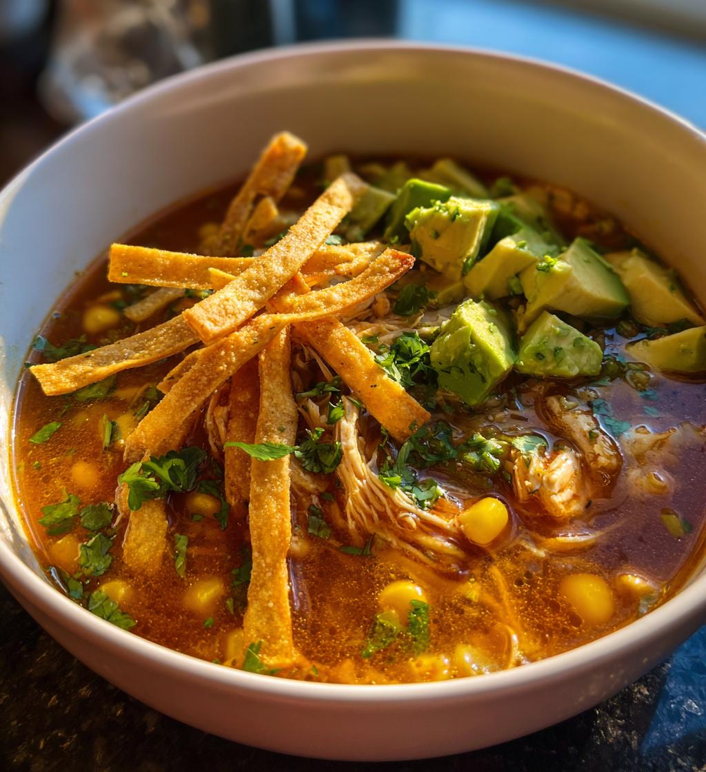 tortilla soup recipe easy mexican comfort food - detail 1