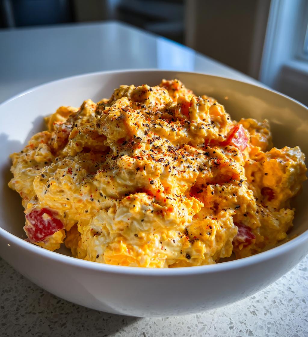 traditional southern pimiento cheese salad recipe - detail 1