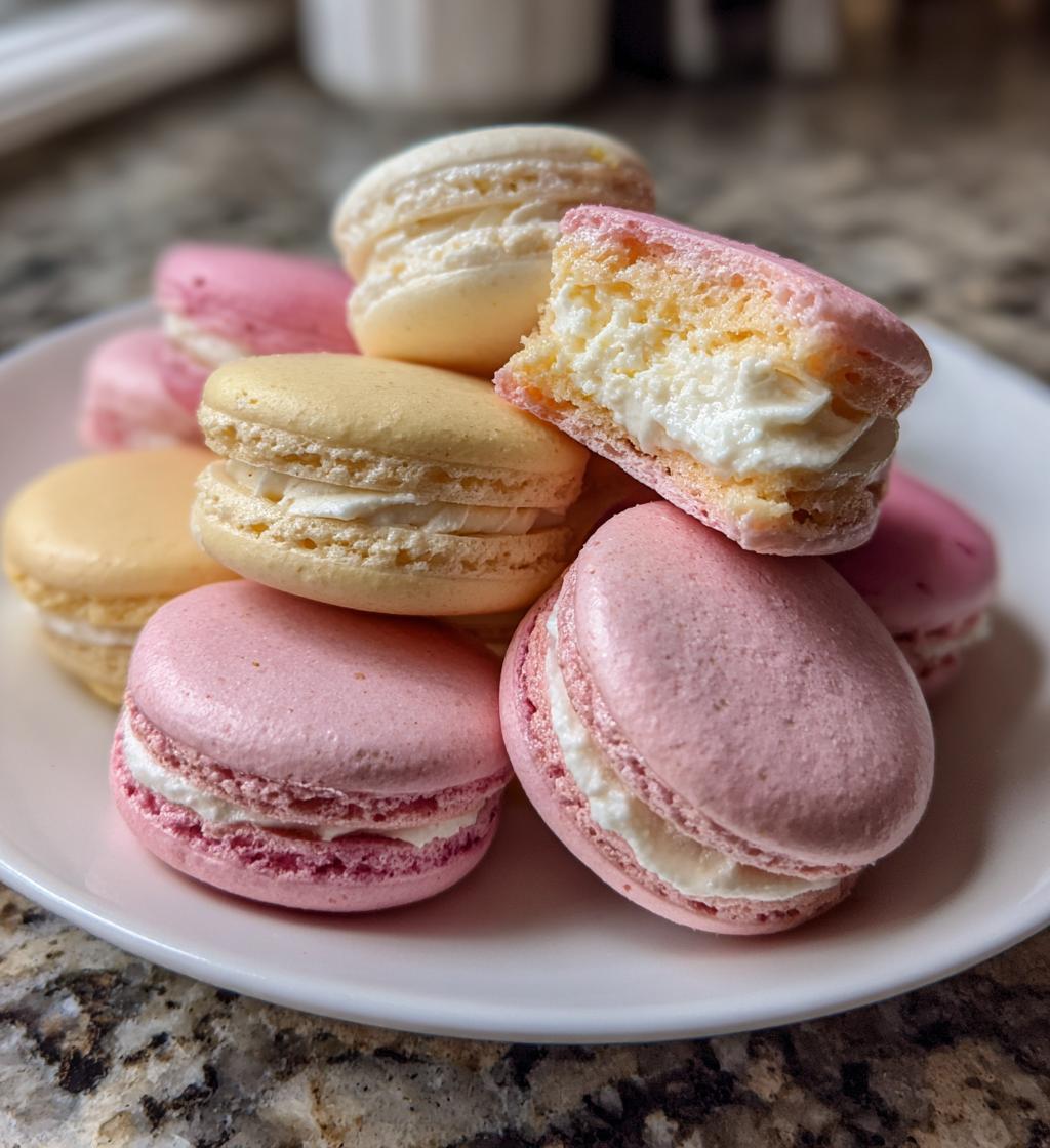 vanilla macarons