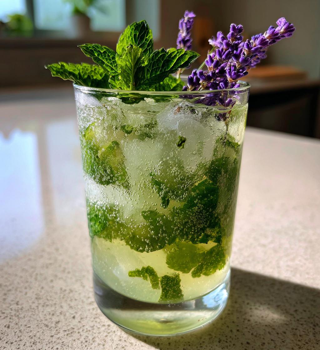 virgin lavender mojito - detail 1