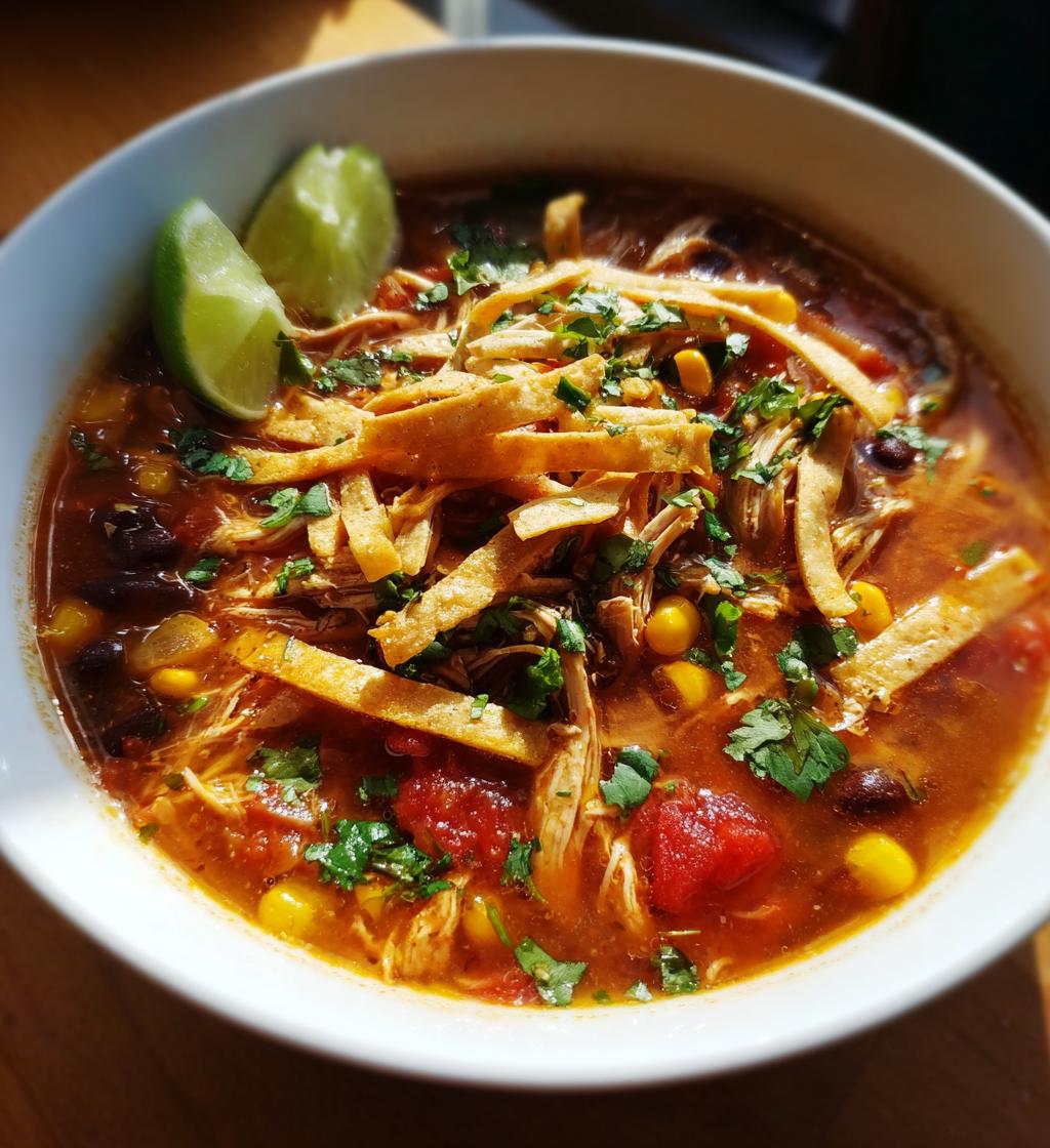 weight watchers chicken tortilla soup recipe