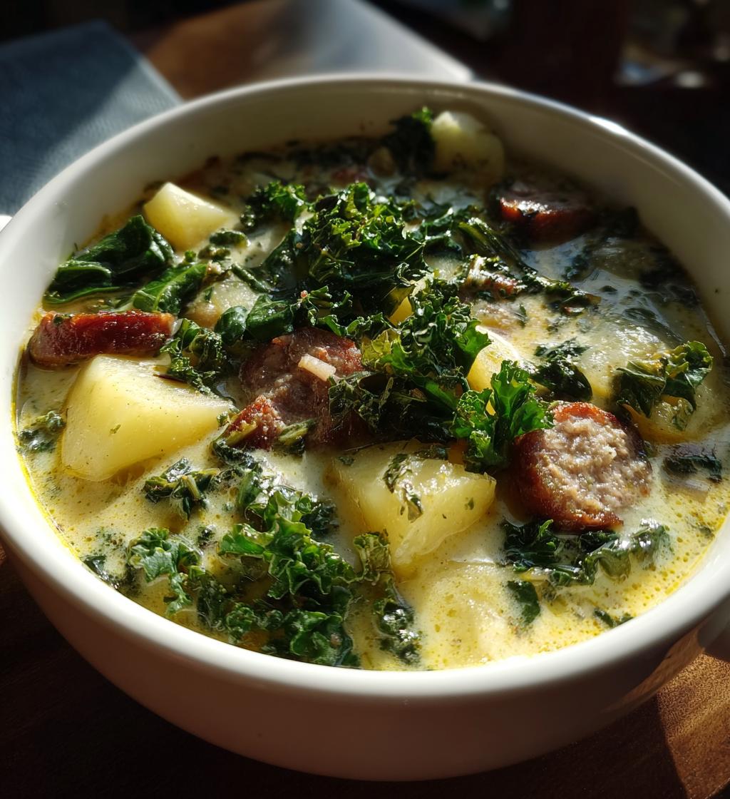 zuppa toscana sausage kale potato soup