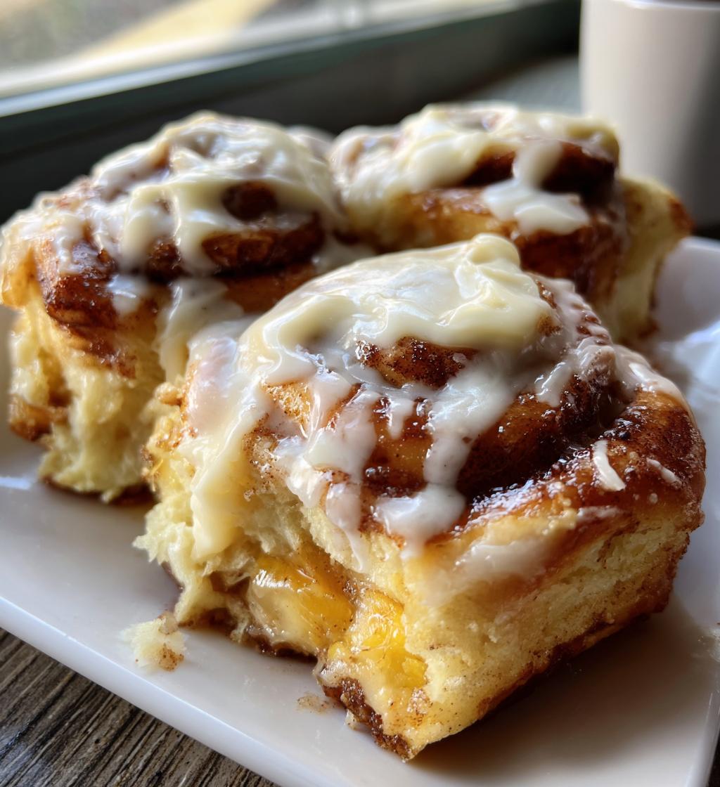 apple cider cinnamon rolls - detail 1