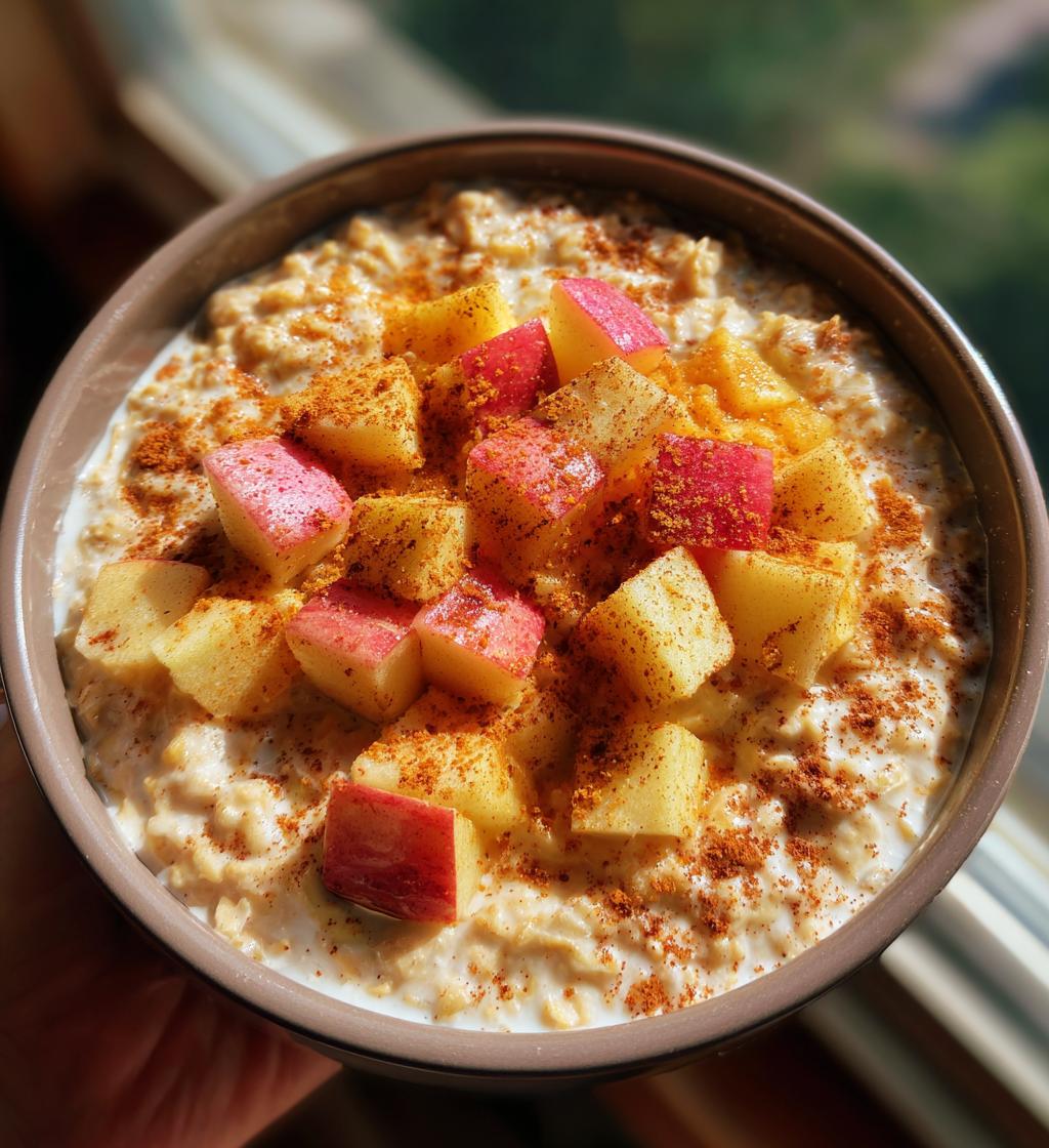 apple cinnamon overnight oats
