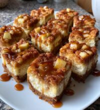 apple pie cheesecake bites