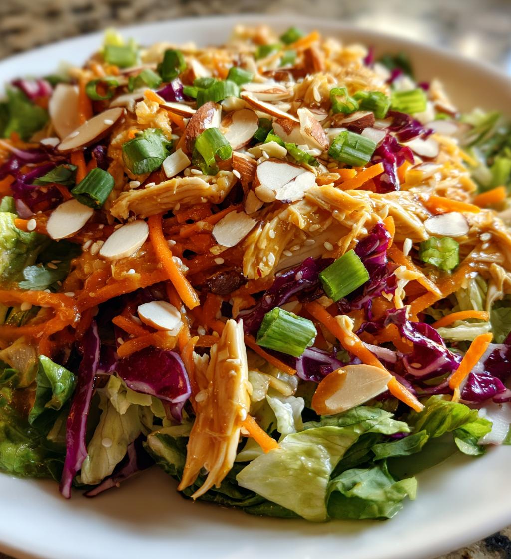 asian chicken crunch salad - detail 1