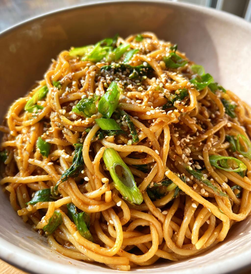 asian sesame noodles - detail 1
