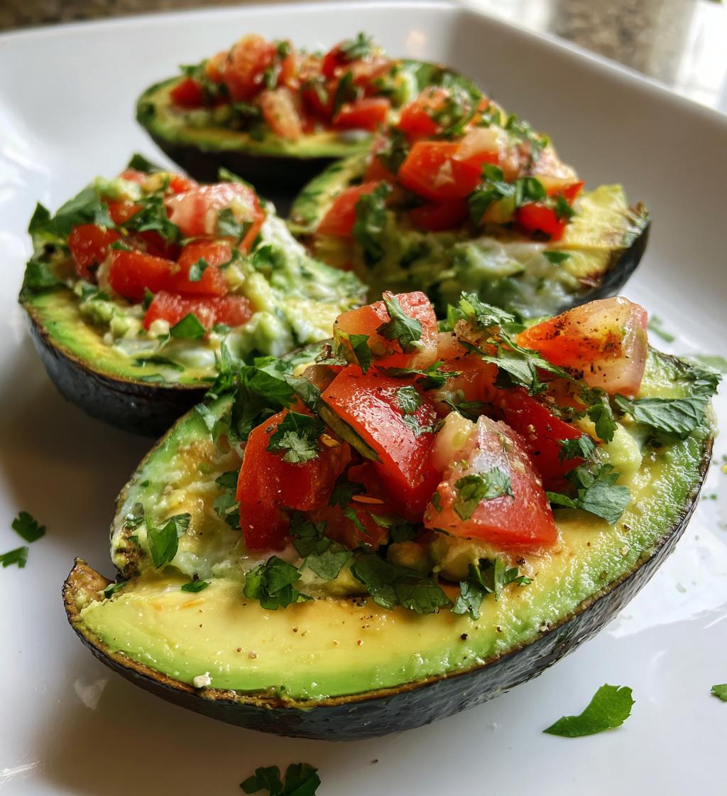 avocado boat dip - detail 1