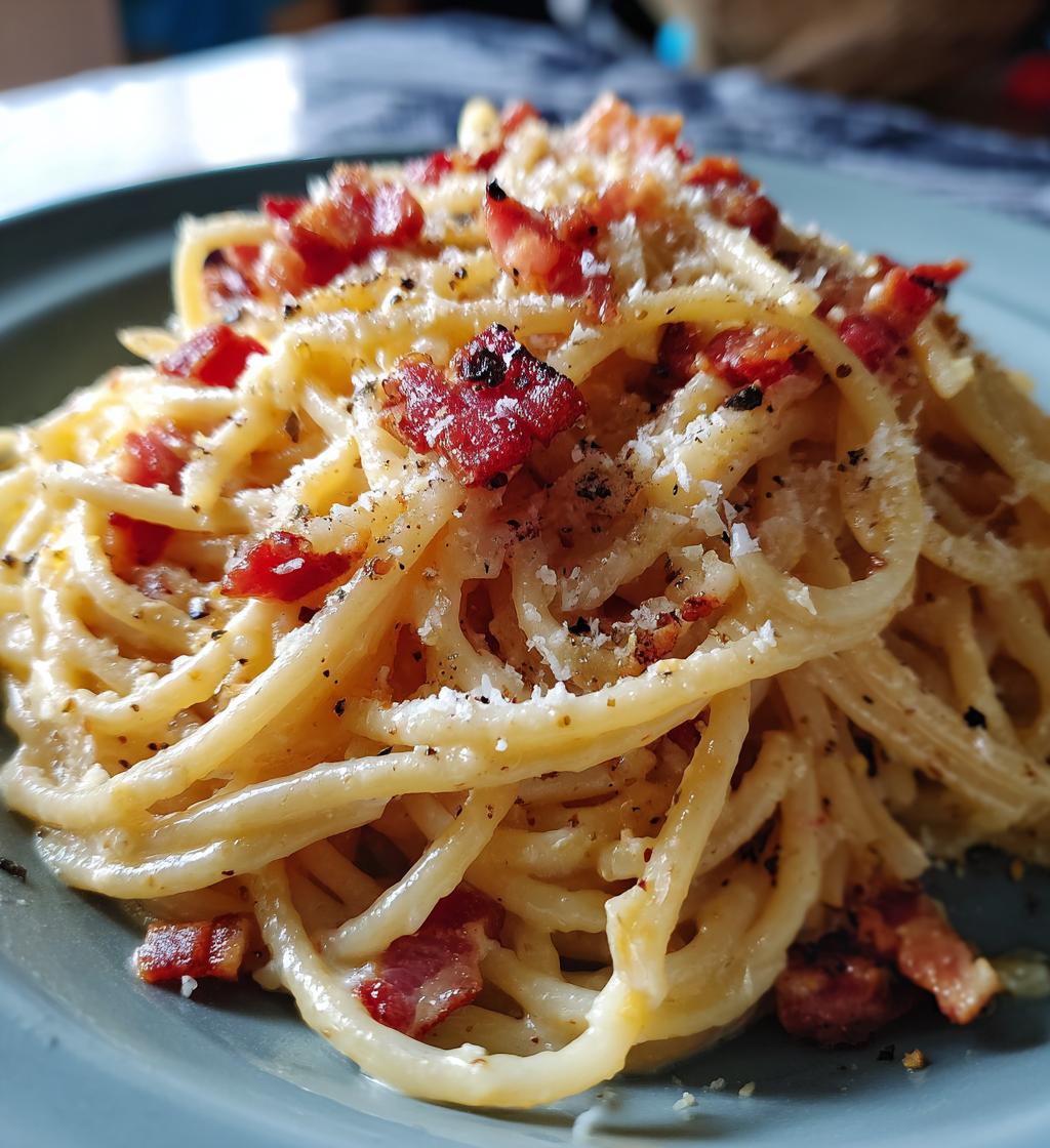 bacon carbonara pasta