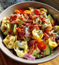 bacon ranch tortellini salad