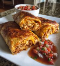baked chicken chimichangas