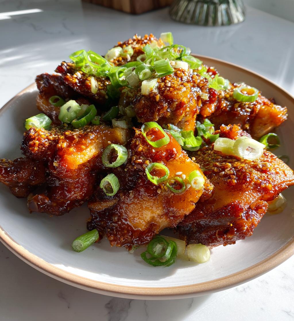 baked huli huli chicken - detail 1