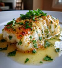 baked lemon butter cod